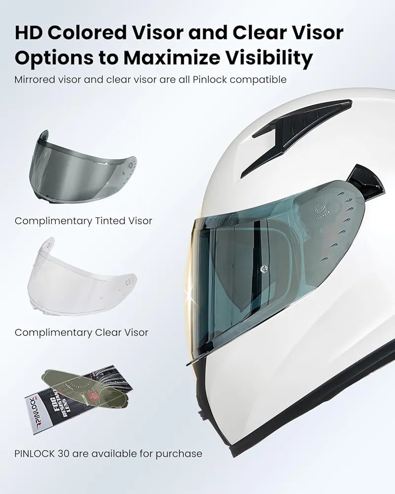 ILM Motorcycle Helmet Full Face Casco DOT Model.            ⭐⭐⭐⭐⭐ (4.9/5)