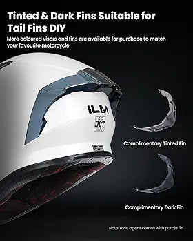 ILM Motorcycle Helmet Full Face Casco DOT Model.            ⭐⭐⭐⭐⭐ (4.9/5)